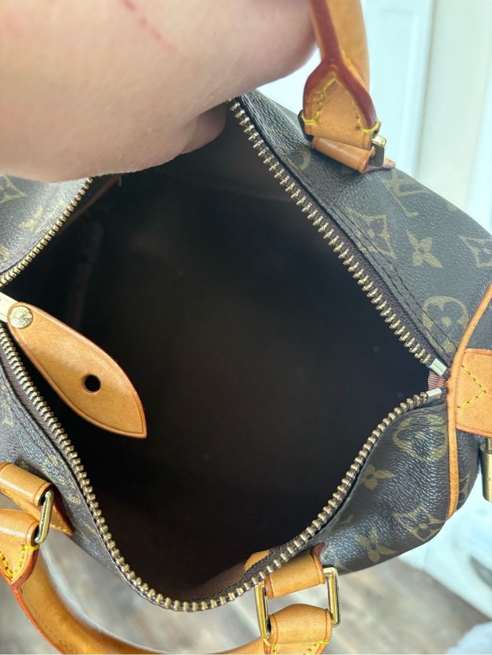 Louis Vuitton Brown Monogram Top-Handle Satchel - Picture 10 of 15